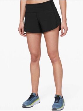 Lululemon Speed Up Shorts 4” Black size 6